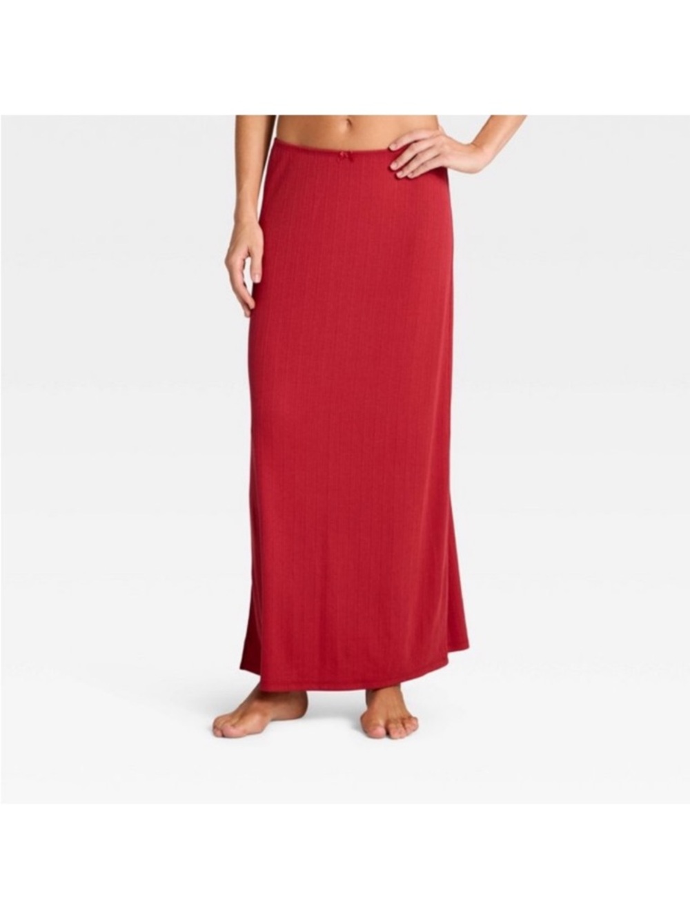 Women’s Ribbed Sleep Skirt Auden Red